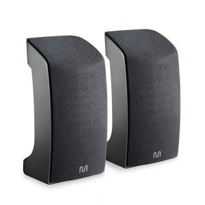 Caixas de Som 2.0 1w RMS Alimentação USB Conexão P2 Som Estéreo Preto Multi - SP093