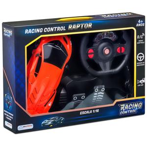Carrinho Racing Control Raptor Laranja Multikids - BR1337