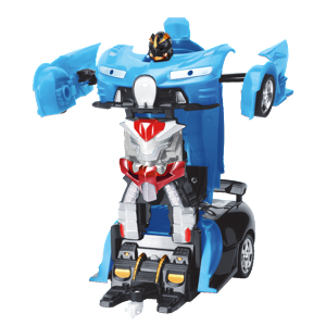 Carrinho Transformável Controle Remoto Megaformers Auto Neptune Azul Multikids - BR1652