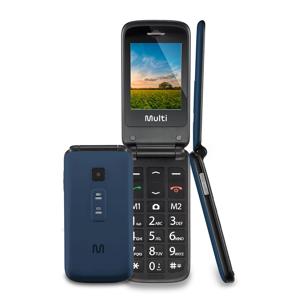 Celular Flip Vita Multilaser Dual Chip MP3 Azul - P9020