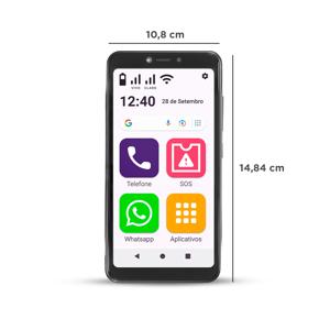 Celular Obasmart Conecta 4G Preto Obabox - OB026
