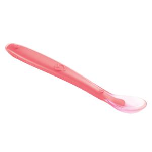 Colher de Silicone Funny Meal +6 meses Rosa Multikids Baby - BB066  