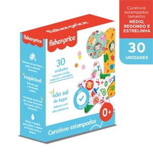 Curativo Estampado Caixa com 30un Fisher Price - HC484