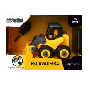 Escavadeira City Machine 29 Peças Multikids - BR1866