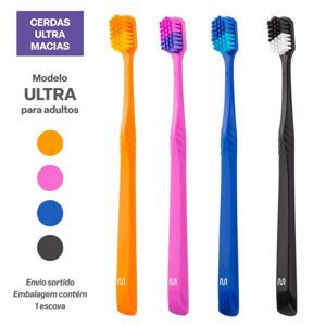 Escova de Dente Ultra Clear Up com 1 Unidade (Cores Sortidas) Multi Saúde - HC593