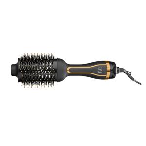Escova Secadora Oval com Cabo Giratório , 3 Ajustes Temperatura + Ar Frio - Revestimento Cerâmico 1200w-127v Dourada Multi Care - EB087