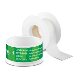 Esparadrapo Branco Hipoalergênico 2,5 cm x 4,5 m Multi Saúde - HC669