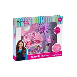 Estojo de Maquiagem Infantil My Style Beauty Super Kit Princesa +5 Anos Multikids - BR1333