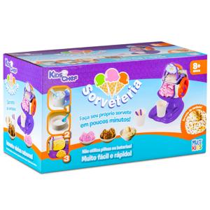 Kids Chef Sorveteria com Acessórios Sorvete de Verdade Multikids - BR1809