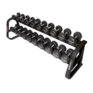 Kit 10 Dumbells Emborrachado Deluxe 12 A 30 Kg (Total 420 Kg ) Wellness - WK088