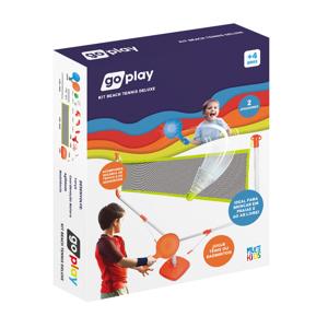 Kit Beach Tennis c/ Rede Deluxe Go Play Multikids - BR1792