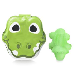 Kit Livro de Banho - Croc, O Crocodilo Brincalhão e Brinquedo de Banho +4m Multikids Baby - BB1065