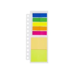 Kit Organizer 5 Flags + 2 Blocos Adesivos Neon 175 Folhas Keep - EI030