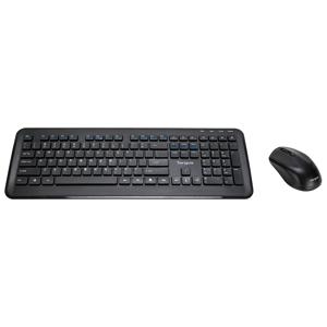 Kit Sem Fio Teclado Multimídia e Mouse Com 1600Dpi Tecnologia Anti Microbiana Preto Targus - AKM610