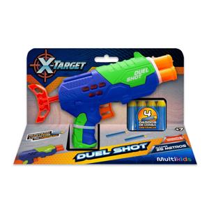 Lançador de Dardos X-Target Ultra Shot Com 4 dardos Multikids - BR2025