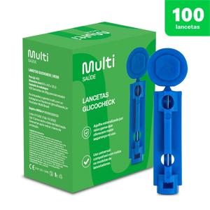 Lancetas Care Plus 28G Caixa com 100un Multi Saúde - HC516