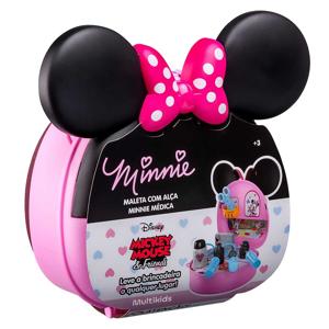 Maleta Com Alça Minnie Médica Com Acessórios Multikids - BR1558