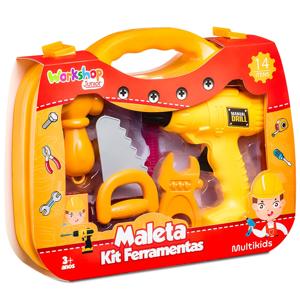 Maleta Kit Ferramentas Workshop Jr Multikids - BR2009