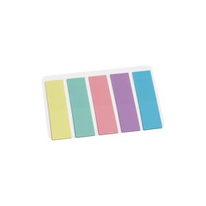 Marcador Página Adesivo 12x44mm 5 Cores Pasteis 100 Folhas Keep - EI153