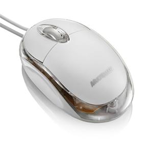 Mouse Classic Gelo USB - MO034