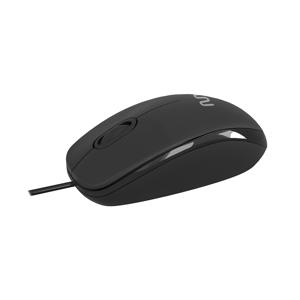 Mouse Com Fio MF400 Conexão USB 1200dpi Cabo de 180cm 3 Botões Clique Silencioso Preto Multilaser - MO386