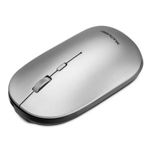 Mouse Sem Fio Slim Profissional Clique Silencioso Bluetooth 1600DPI Cinza Multi – MO332