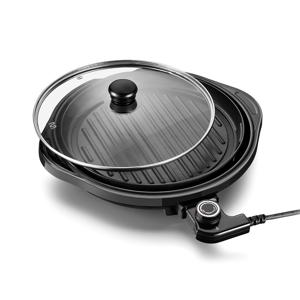 Panela Grill 30cm Com Grelha Antiaderente 1200w  220v Preto Multilaser - CE054