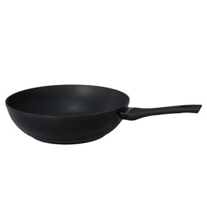 Panela Wok Ouro Preto 30cm Alumínio 4 Camadas , Revestimento Antiaderente Goldflon e Cabo Soft touch UpHome by Jomafe - UD286