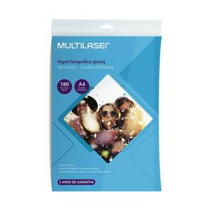 Papel Fotográfico Glossy Multi A4 180g 50 Folhas - PE031