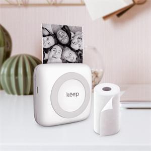 Papel Térmico Branco 3 Rolos p/ Mini Impressora 57x30mm Keep - KP002