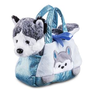 Pelúcia Cutie Handbags Husky Azul Multikids - BR1713