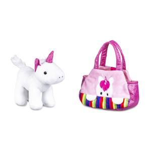 Pelúcia Cutie Handbags Unicórnio Rosa Multikids - BR1711