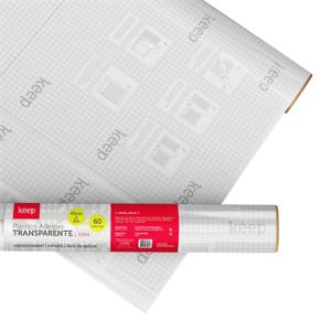 Plástico Adesivo Transparente 0.05mm PVC 45cm x 1,5m Keep - EI064