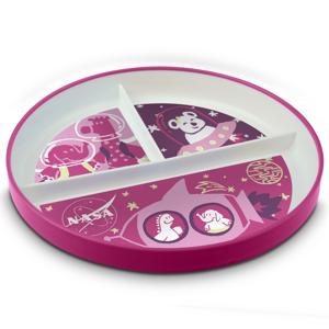 Pratinho Com Divisórias Nasa Collection - Pink Space  - BB1219  