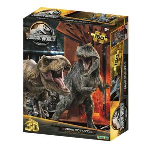 Quebra Cabeça 3D T-Rex Vs Triceratops Jurassic World 150 Peças Multikids - BR2112