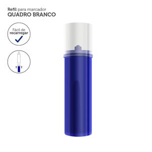 Refil Para Marcador de Quadro Branco Caixa Com 12 unidades Azul Keep - MR002