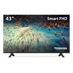 Smart Tela DLED 43" Full HD Toshiba 43V35KB VIDAA 2 HDMI 2 USB Wi-Fi - TB008