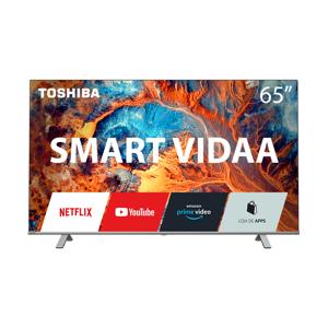 Smart Tela DLED 65" 4K Toshiba 65C350KB VIDAA 3 HDMI 2 USB Wi-Fi - TB006