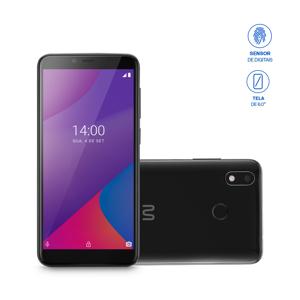 Smartphone Multilaser G Max 4G 32GB Tela 6.0 Pol. Octa Core Android 9.0 GO Preto - P9107