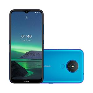 Smartphone Nokia 1.4 64GB (32GB + Cartão SD 32GB) 4G Tela 6,5 Dual Chip 2GB RAM Camera Dupla + Selfie 5MP Android One Azul - NK029