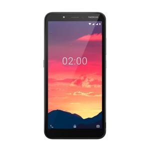 Smartphone Nokia C2 32GB , 1GB RAM , 5,7 Pol HD+ , Câmera Dupla traseira 5MP + Flash Frontal - Carvão NK010