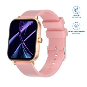 Smartwatch Multi L2 Tela 1.83 Proteção IP67 Rosé - WR203