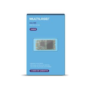 SSD Multilaser Axis 500 240GB M.2 2242 Sata - SS204