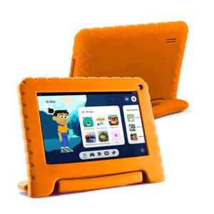 Tablet Infantil Multi Kid Pad com Controle Parental 4GB RAM + 64GB + Tela 7 pol + Case + Wi-fi + Android 13 Quad Core - NB412