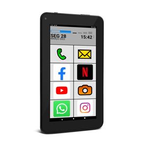 Tablet Mirage Sênior 32GB 7 Pol. com Letras Grandes - 2020
