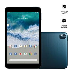 Tablet Nokia T10 4G 64GB Tela 8&#34; HD+ Android 12 com Bateria de longa duração Azul - NK099