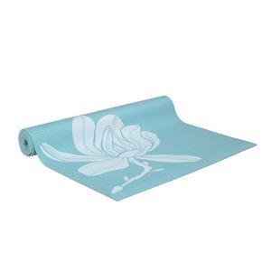 Tapete De Yoga Premium Com Estampa Flores Azul Atrio - ES218