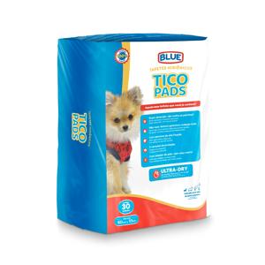 Tapete Higiênico Tico Pads 30 unidades 55x60cm Blue - 307
