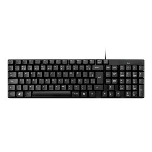 Teclado Com Fio Compacto Conexão USB Cabo de 120cm Resistente Água Preto Multi (Multilaser) - TC193