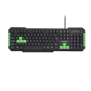 Teclado Multimidia USB Gamer Teclas Verdes - TC201